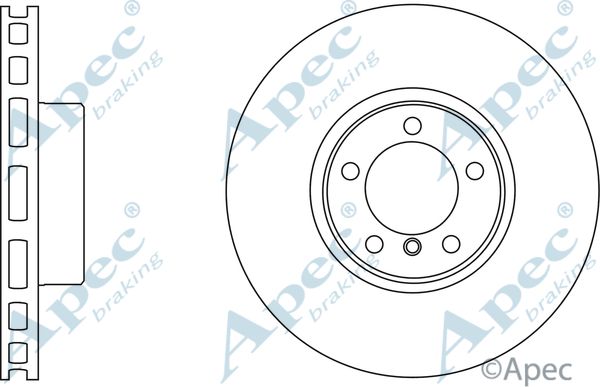 APEC BRAKING Тормозной диск DSK2536